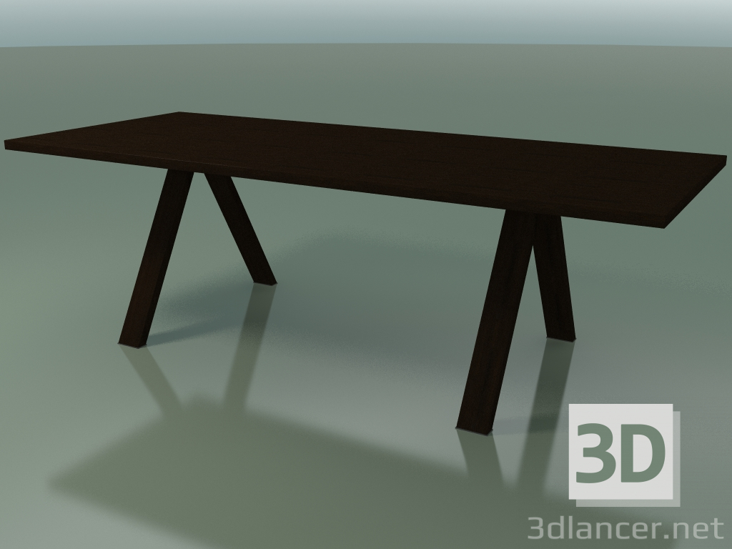 3D Modell Tisch mit Standardarbeitsplatte 5029 (H 74 - 240 x 98 cm, Wenge, Zusammensetzung 1) - Vorschau