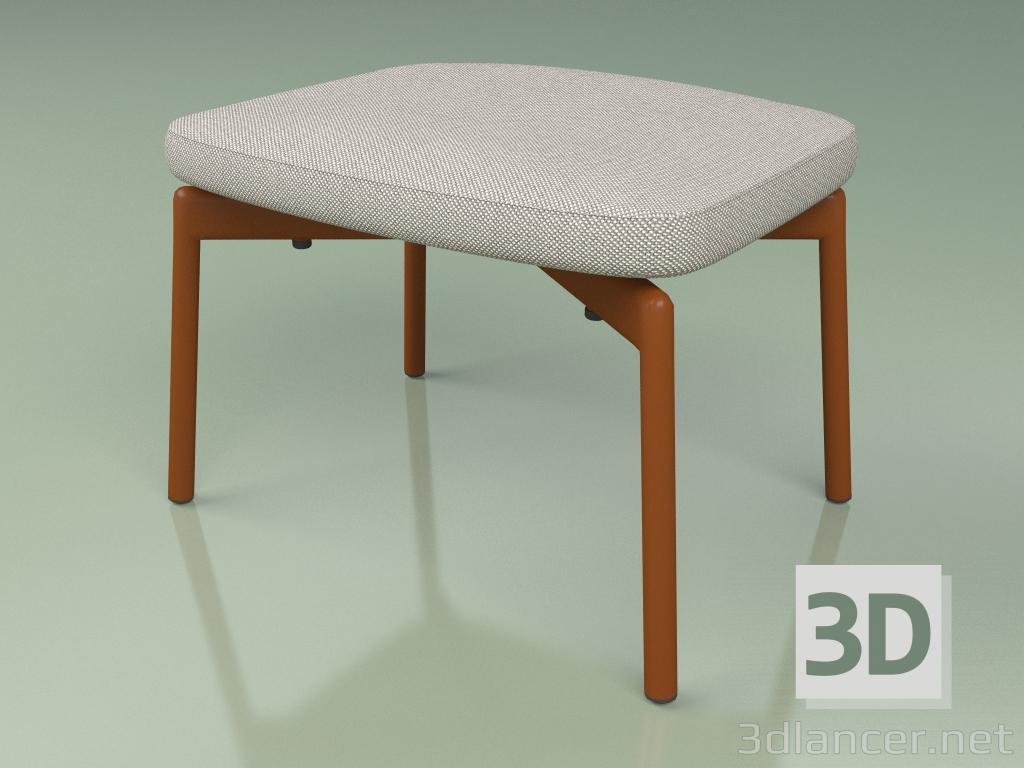 3D modeli Döşemeli tabure 520 (Metal Pas) - önizleme