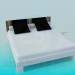 3D Modell Bett - Vorschau