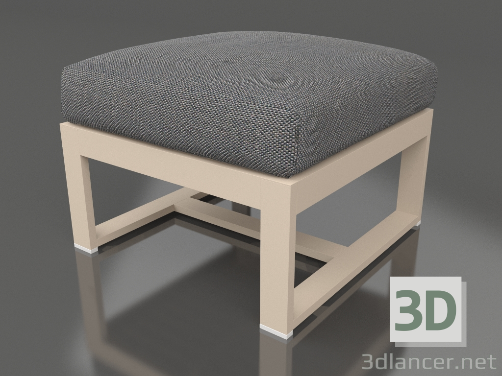 modèle 3D Pouf (Sable) - preview