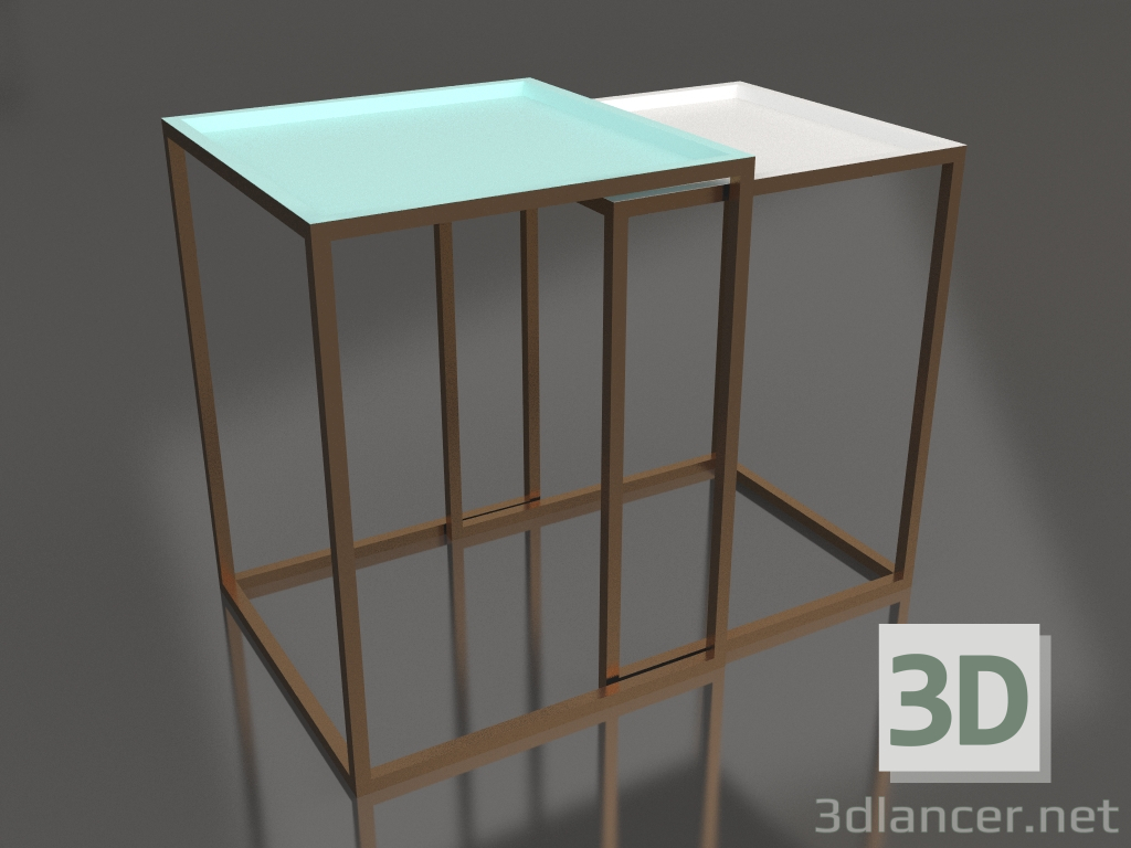 3 डी मॉडल कॉफ़ी टेबल FM10-GL000000 - पूर्वावलोकन