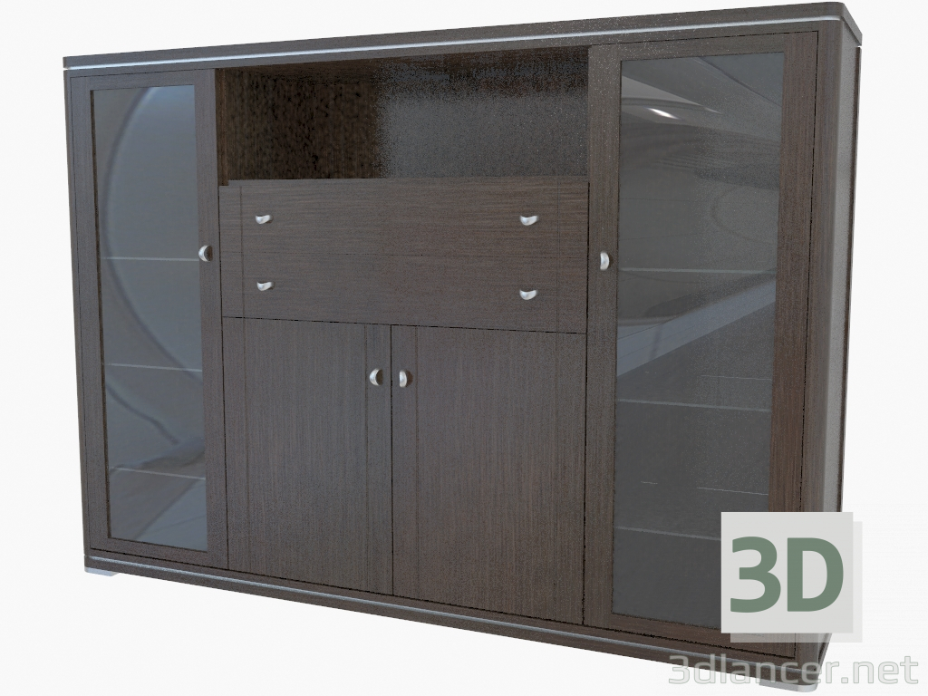 3d model Buffet high (463-52) - preview