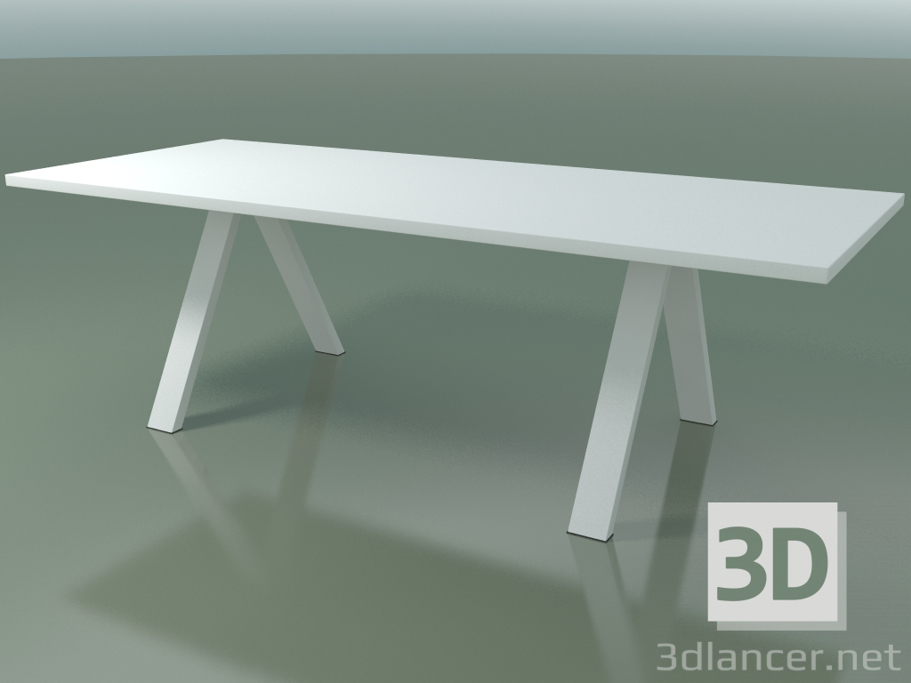 3D Modell Tisch mit Standardarbeitsplatte 5029 (H 74 - 240 x 98 cm, F01, Zusammensetzung 1) - Vorschau