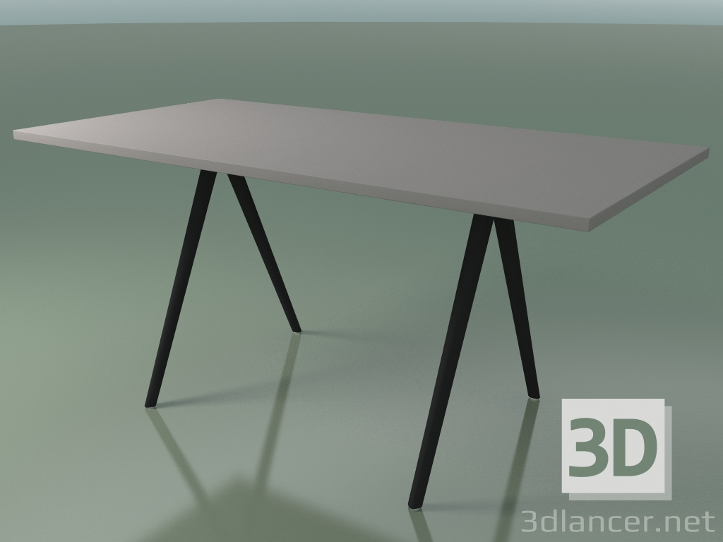 3D Modell Rechteckiger Tisch 5409 (H 74 - 79x159 cm, Laminat Fenix F04, V44) - Vorschau