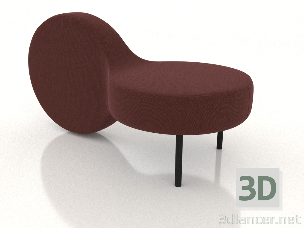 3d model Pouffe LOOP - preview