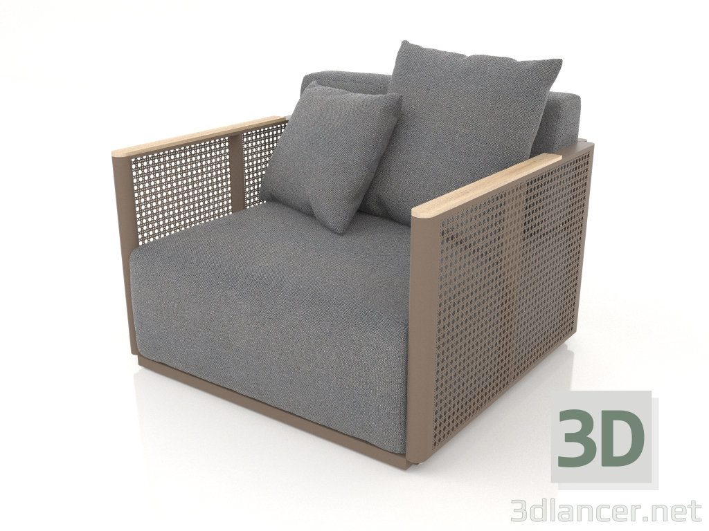 Modelo 3d Poltrona (Bronze) - preview