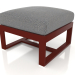 3d model Pouf (Wine red) - preview