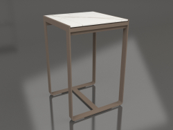 Table de bar 70 (DEKTON Aura, Bronze)