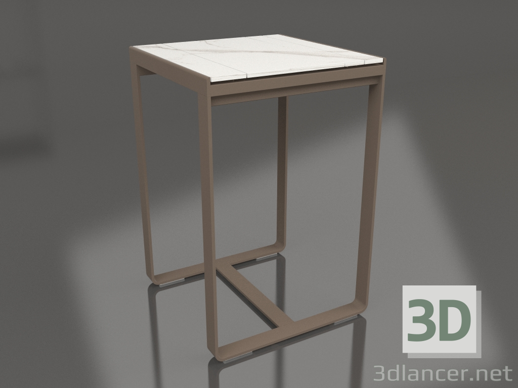 3D Modell Bartisch 70 (DEKTON Aura, Bronze) - Vorschau