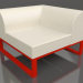 3d model Corner module right (Red) - preview