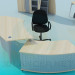 3d model A set of office furniture - preview