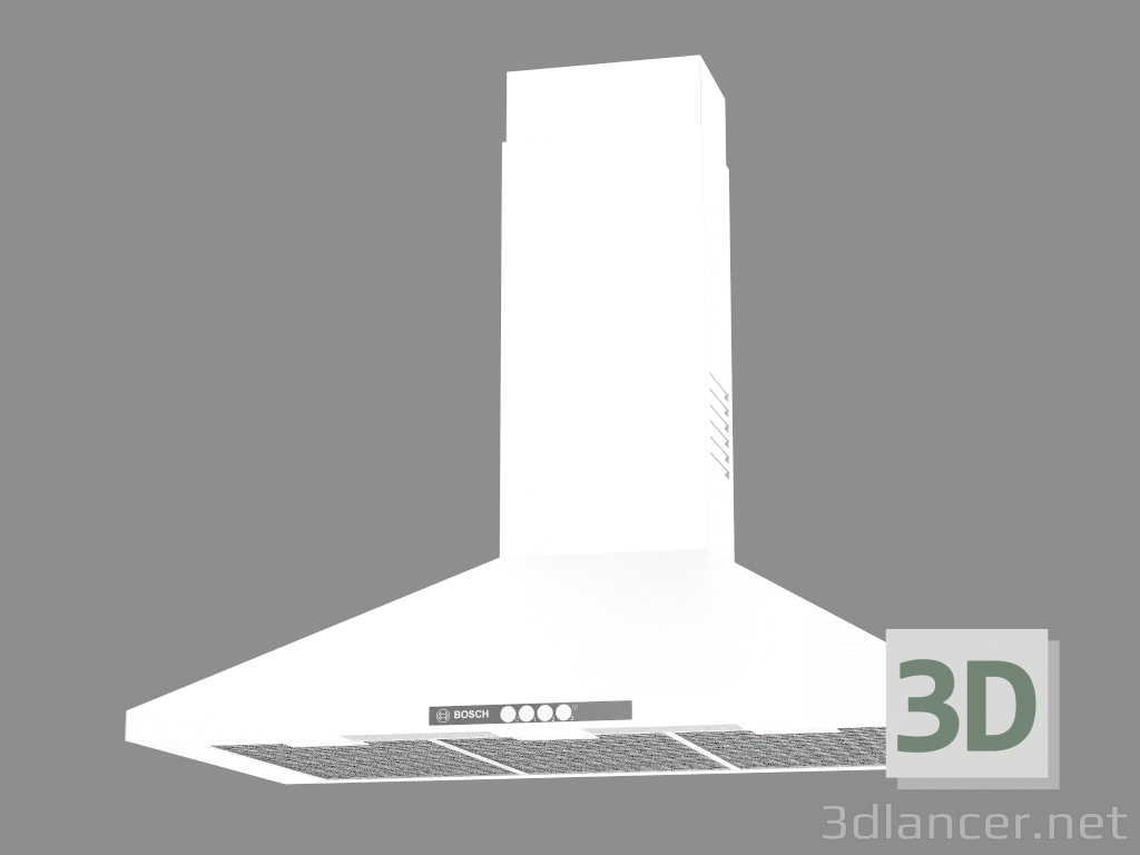 3d model Вытяжка Mounted Canopy Rangehood DWW09W450A - preview