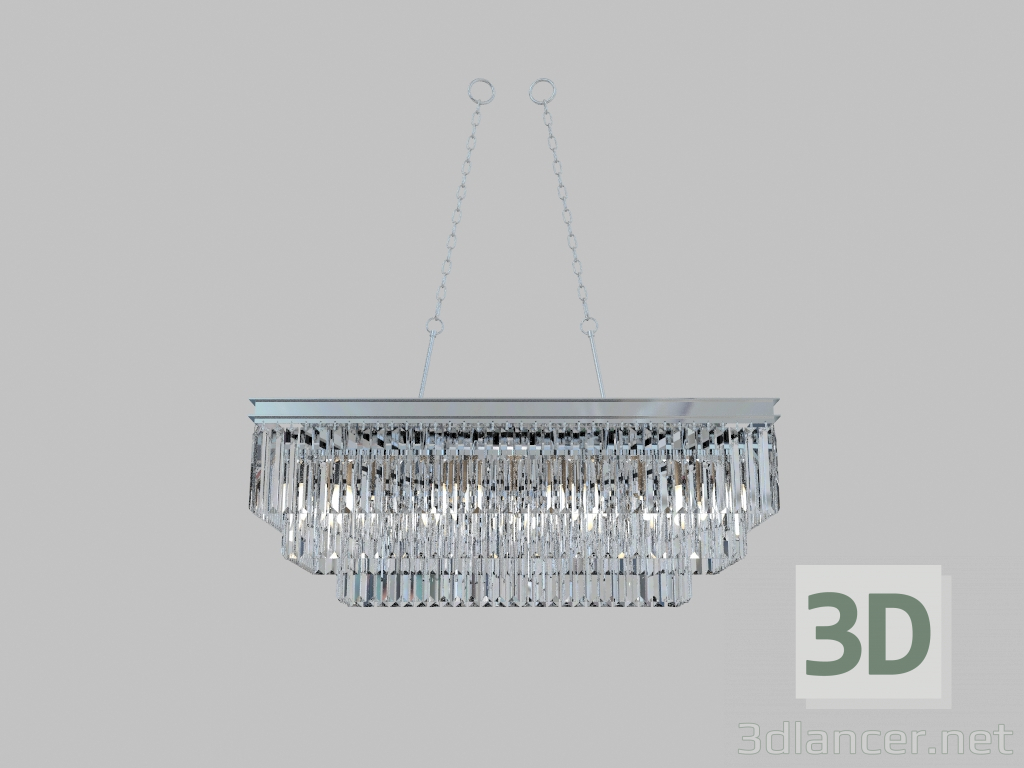 3d model Pendant light (31111S nickel) - preview