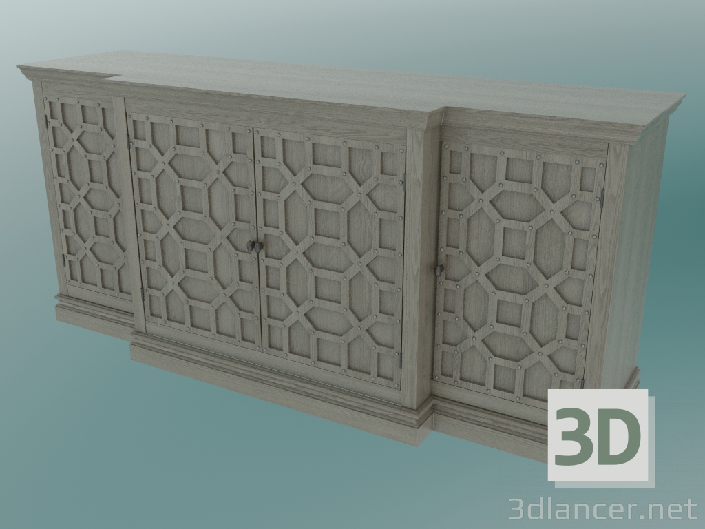 3d model Cómoda Shanghai con puertas - vista previa