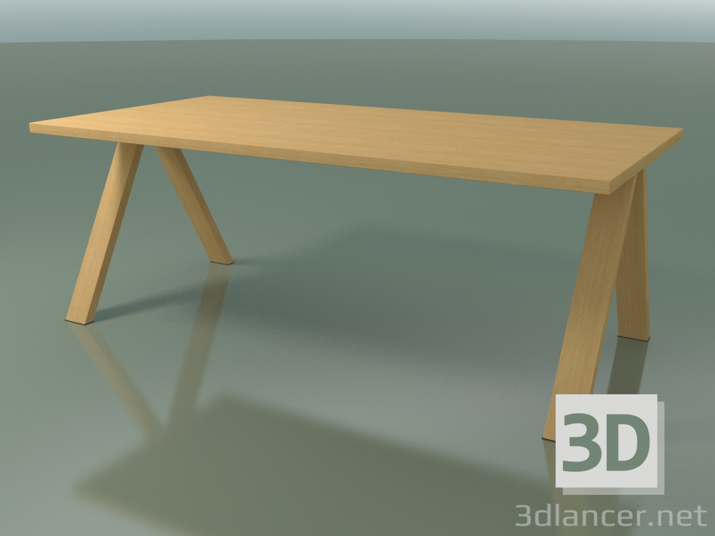 3d модель Стіл зі стандартною стільницею 5030 (H 74 - 200 x 98 cm, natural oak, composition 2) – превью