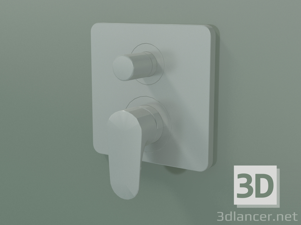 modello 3D Miscelatore monocomando vasca ad incasso (34427800) - anteprima