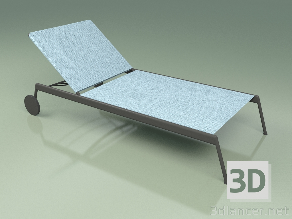 3D Modell Chaiselongue 007 (Metal Smoke, Batyline Sky) - Vorschau