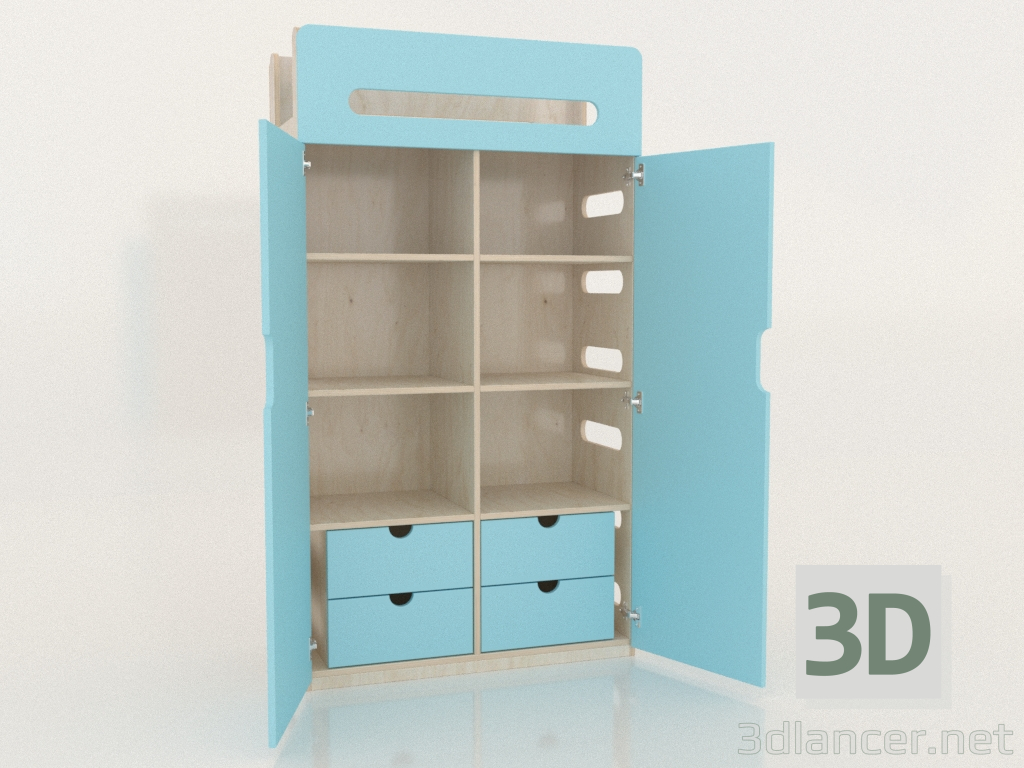 modèle 3D Armoire ouverte MOVE WF (WBMWF1) - preview