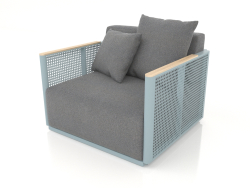 Fauteuil (Bleu gris)