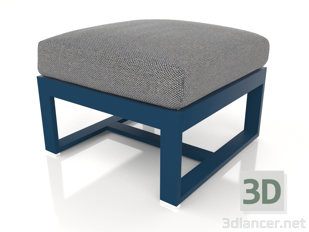 3d model Pouf (Grey blue) - preview