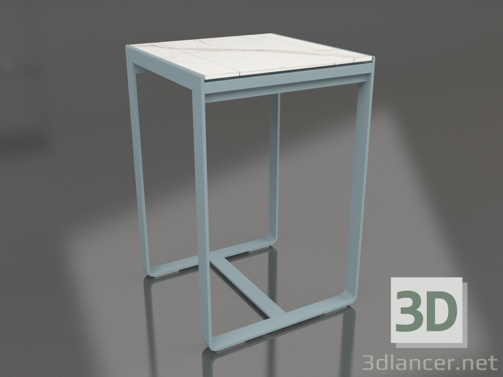 3d model Mesa de bar 70 (DEKTON Aura, Azul grisáceo) - vista previa