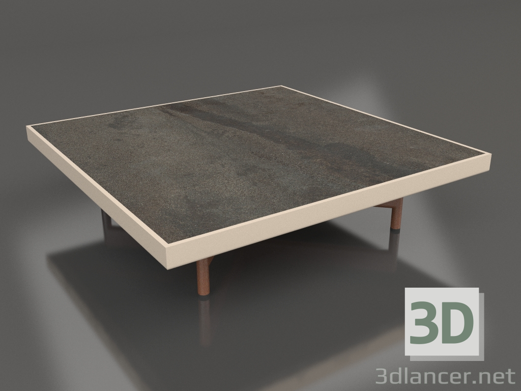 3d модель Квадратный журнальный столик (Sand, DEKTON Radium) – превью