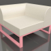 3d model Corner module right (Pink) - preview