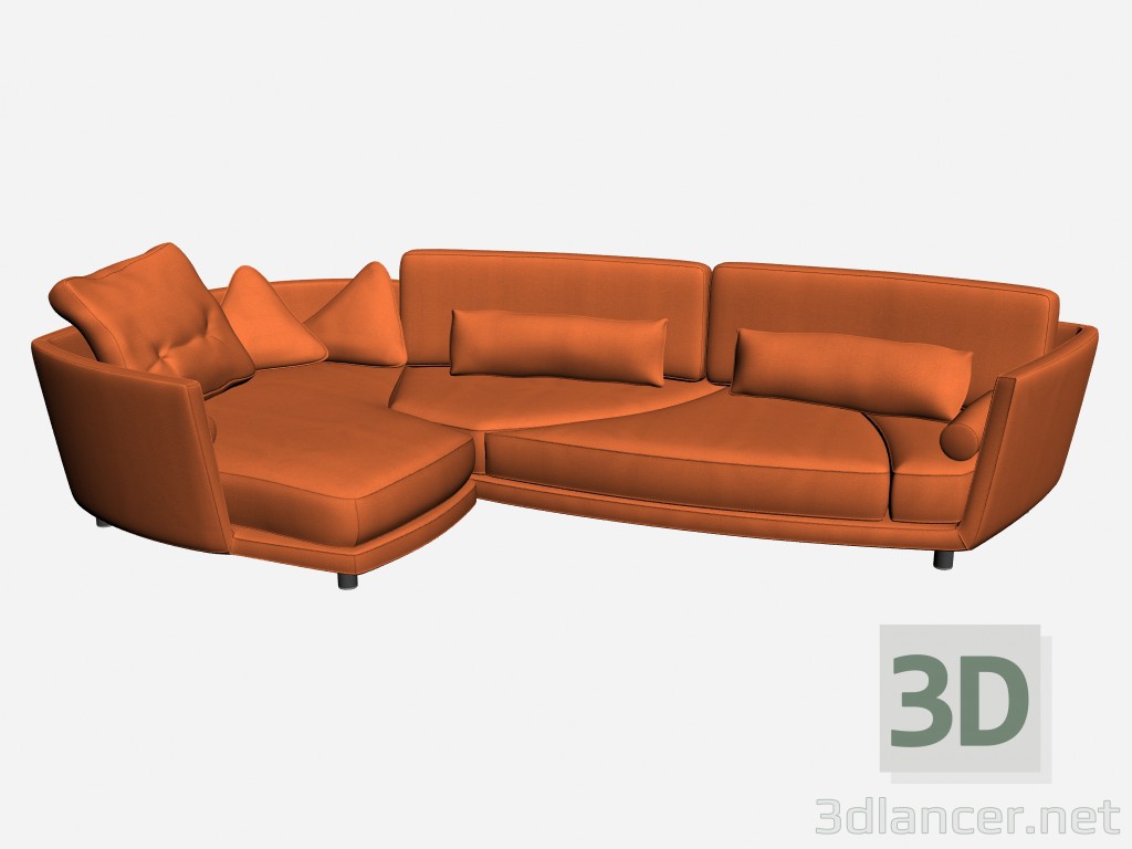 3D Modell Sofa Deha 2 - Vorschau