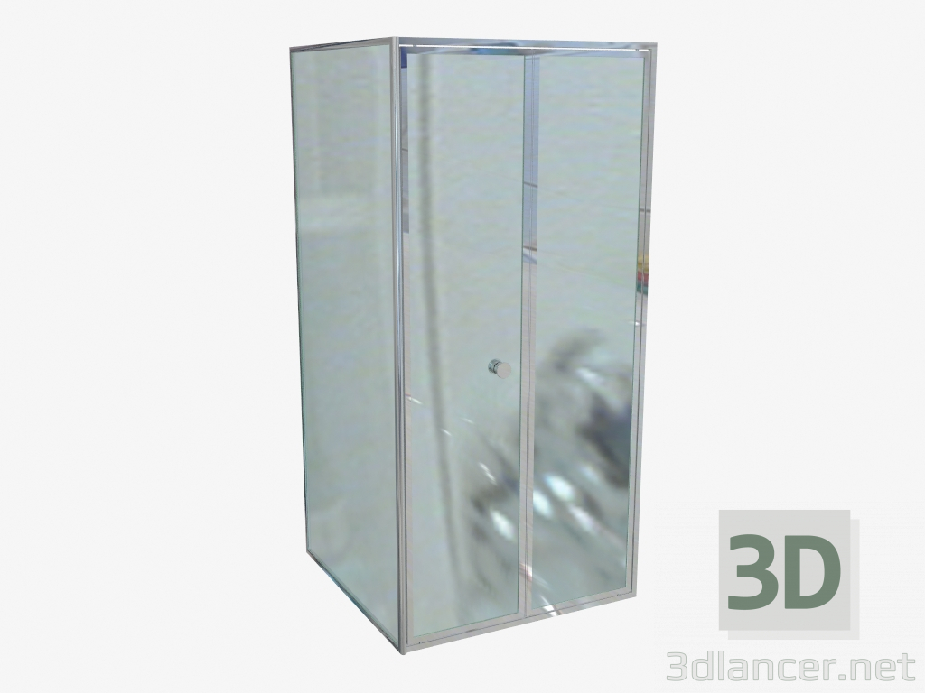 3d model Puertas plegables con bisagras 90 cm, grafito grafito Flex (KTL 421D) - vista previa