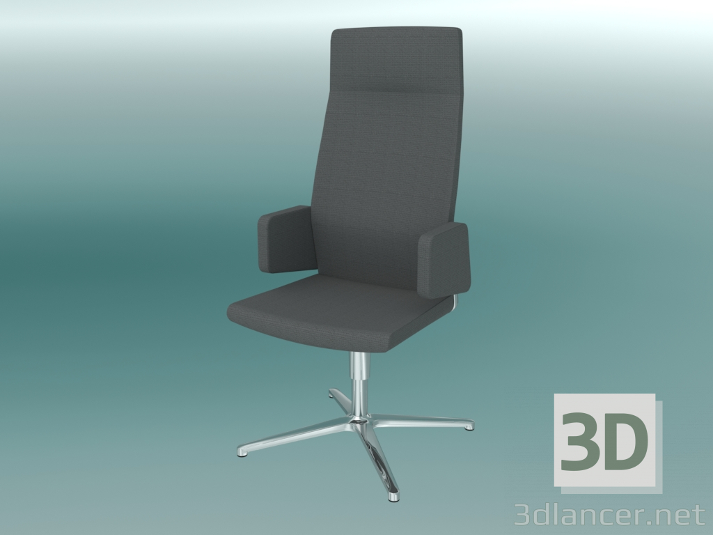 3d model Sillón de conferencias (10F FO) - vista previa