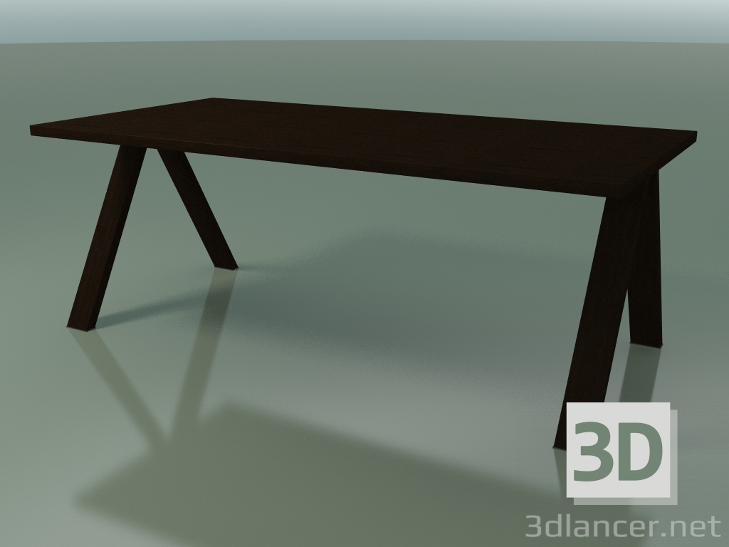 3d model Mesa con encimera estándar 5030 (H 74 - 200 x 98 cm, wengué, composición 2) - vista previa