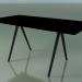 3D Modell Rechteckiger Tisch 5409 (H 74 - 79x159 cm, Laminat Fenix F02, V44) - Vorschau