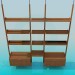 3d model Rack for books - preview