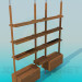 3d model Rack for books - preview