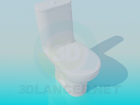 3d model Taza del inodoro - vista previa