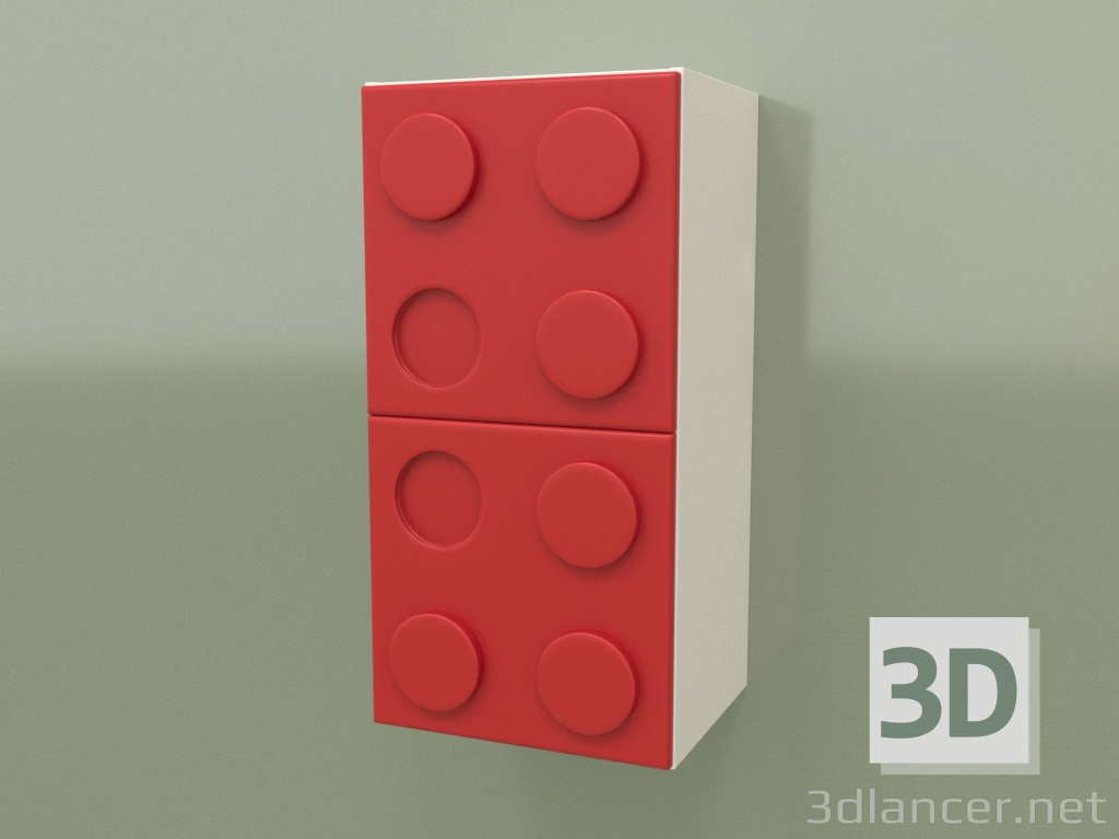 3d model Estante vertical de pared (Chile) - vista previa