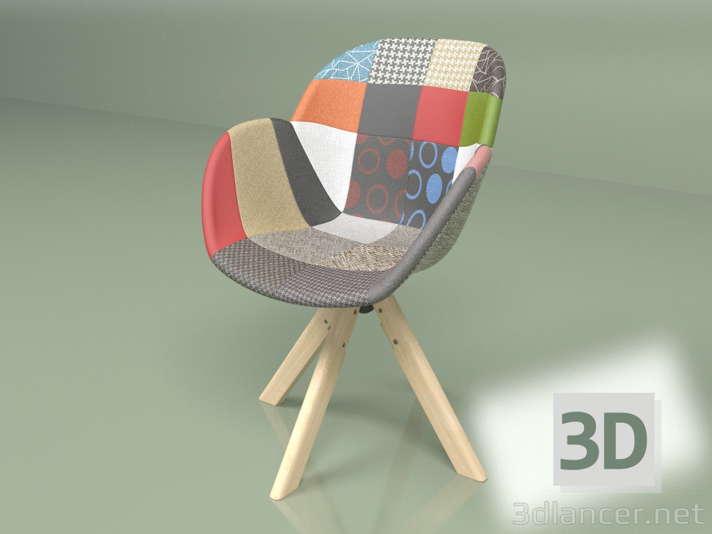 3d model Silla Percy - vista previa