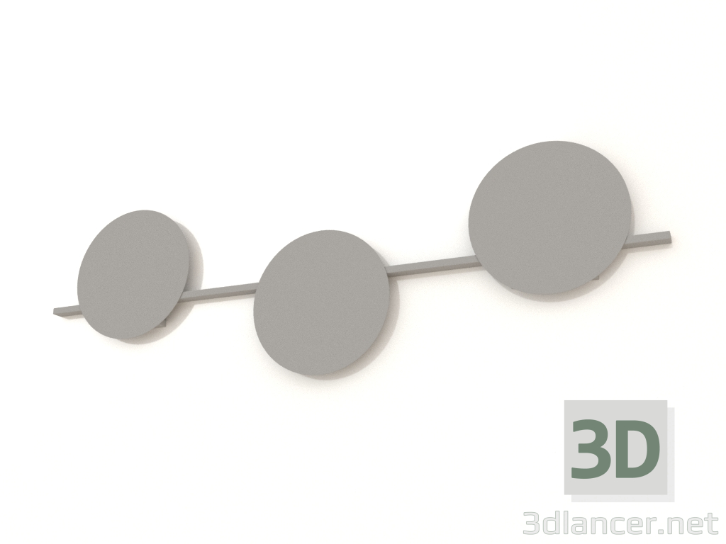 3d model Lámpara de pared (7300) - vista previa