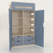 3D Modell Offener Kleiderschrank MOVE WF (WAMWF1) - Vorschau