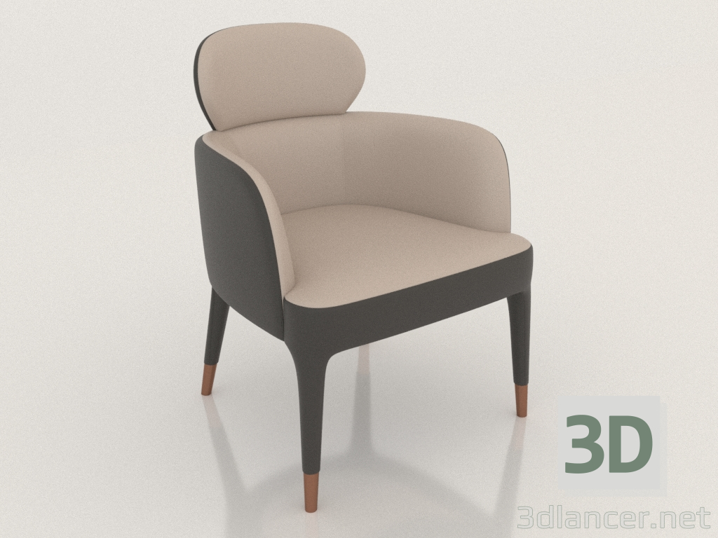 modello 3D Sedia - anteprima