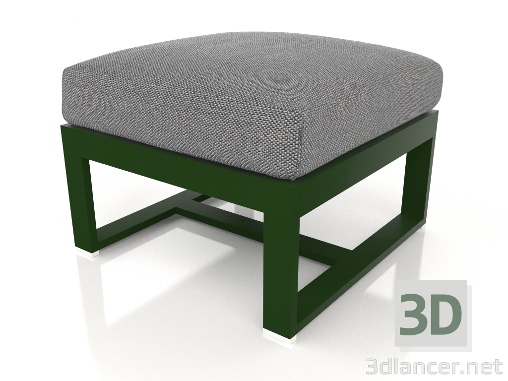 modello 3D Pouf (Verde bottiglia) - anteprima