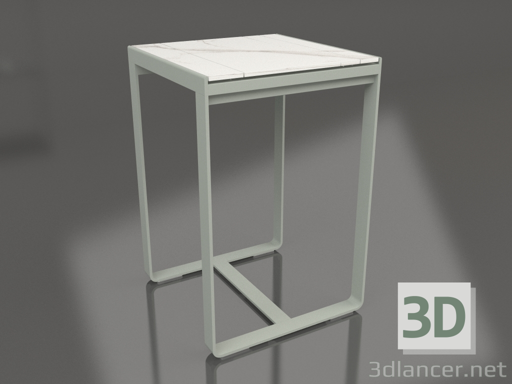 3D modeli Bar masası 70 (DEKTON Aura, Çimento grisi) - önizleme