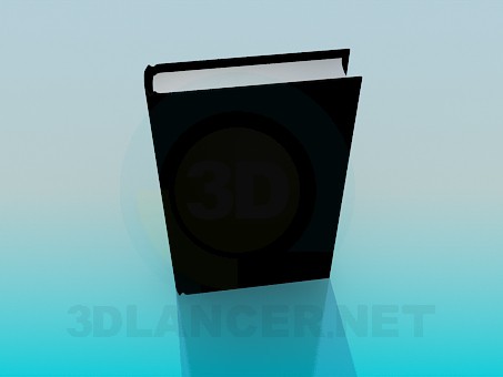 3d model Hardback - preview