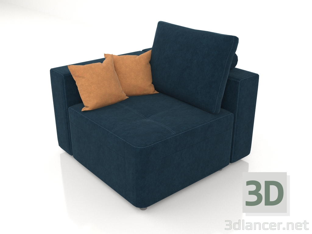 3D Modell Sofamodul Oxford 5 - Vorschau