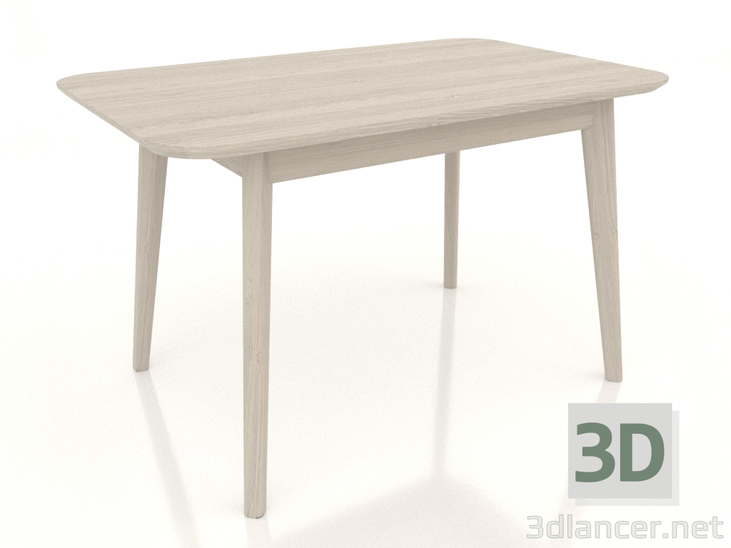 3d model Mesa de comedor 1200x750 mm (blanco RAL 9010) - vista previa