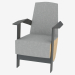 3d model Chair with armrests - preview