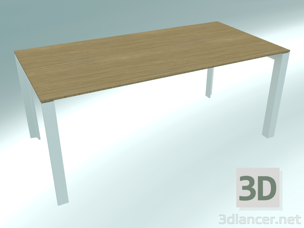 modello 3D Tavolo rettangolare moderno APTA (P133 180X90X74) - anteprima