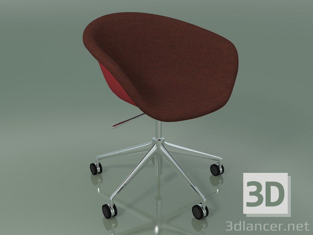 3d model Silla 4219 (5 ruedas, giratoria, con tapizado delantero, PP0003) - vista previa