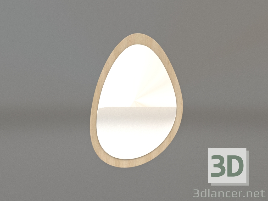 3d model Espejo ZL 05 (305х440, blanco madera) - vista previa