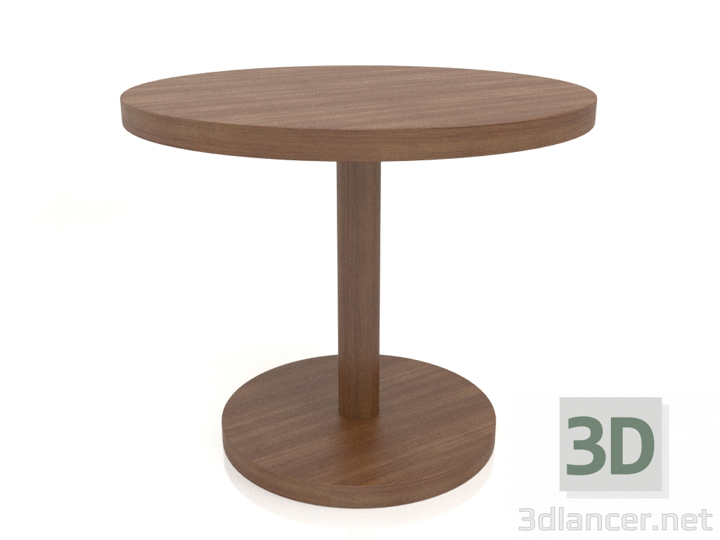 modèle 3D Table à manger DT 012 (D=900x750, bois brun clair) - preview